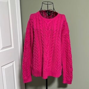ralph lauren pink cotton sweater